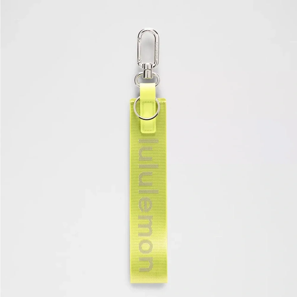Lululemon Never Lost Keychain- Sour Grape/Army Green